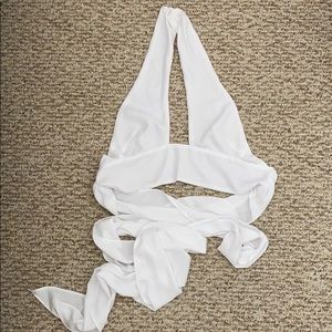 Superdown Jennifer Wrap Top White XXS